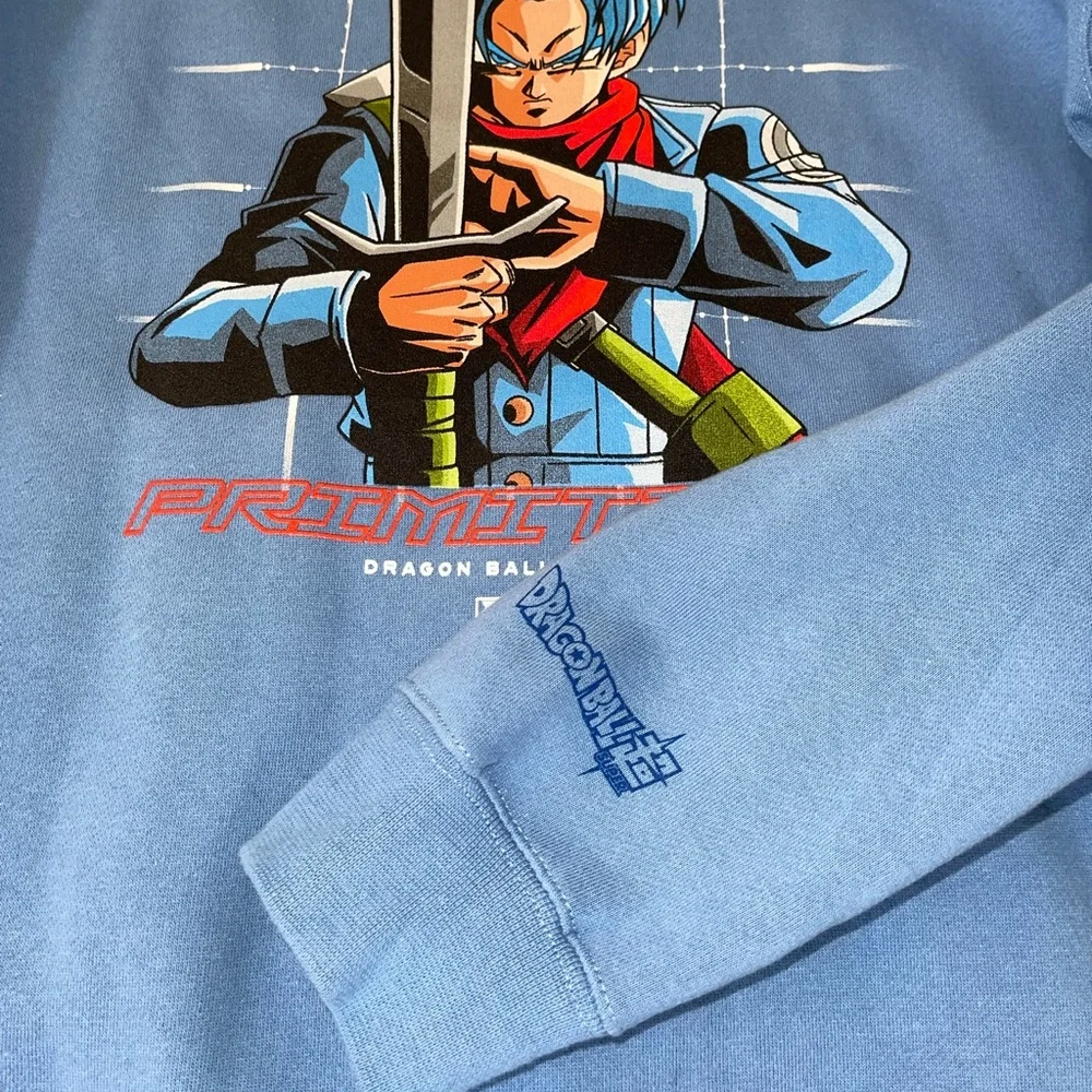 Primitive x Dragon Ball Trunks Blue Vintage Hoodie